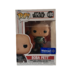 Funko Pop! Star Wars Boba Fett Unmasked #490 Walmart Exclusive Mandalorian